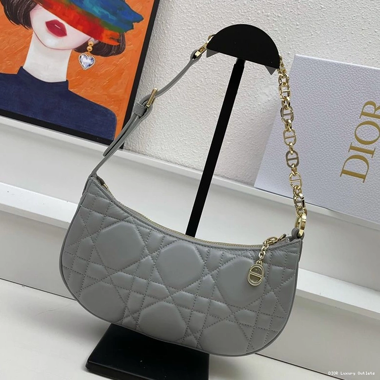 Cheap Bag Sky CD Lounge Cannage Blue Lambskin Dior 0817 Luxury